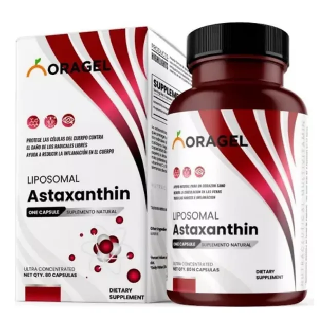 Astaxanthin (astaxantina) Liposomal Oragel Importado