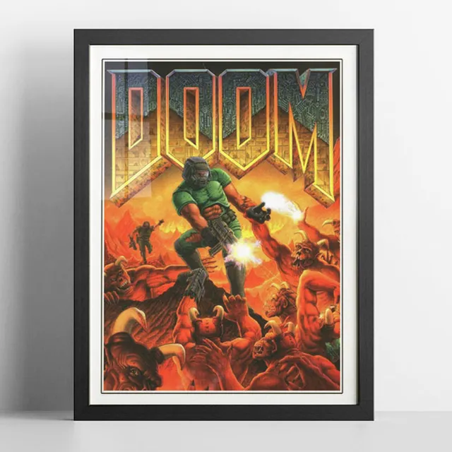 Cuadro Gamer - Doom - Retro Cover