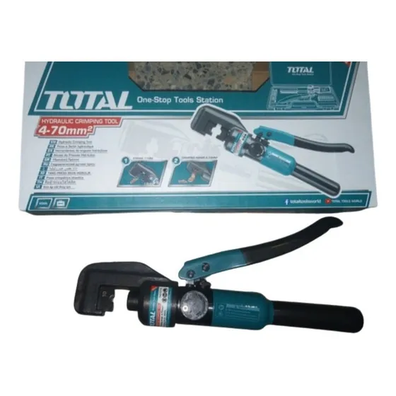 Prensa Hidráulica Para Terminales 4 A 70mm Marca Total 
