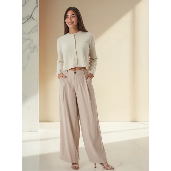Palazzo Sastrero Mujer Mochi Simil Tencel
