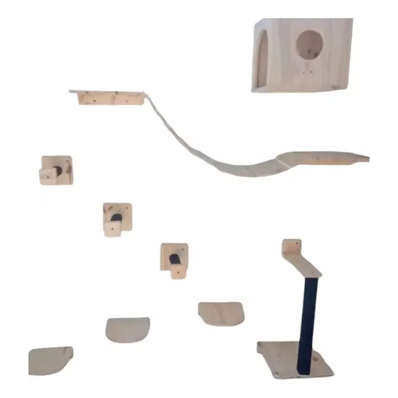 Combo Circuito De Pared Para Gatos