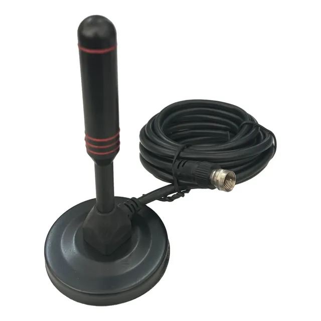 Antena Interior Tv Digital Isdbt Vhf & Uhf Base Magnetica ®