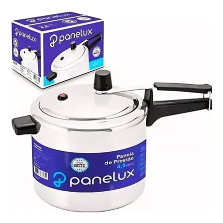 Panela de Pressão 4,5l Panelux Classic Polida Tachos
