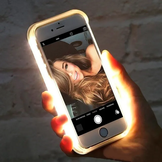 Cover Iluminado Anti-caídas Luz iPhone 6 Plus  / 8 Plus
