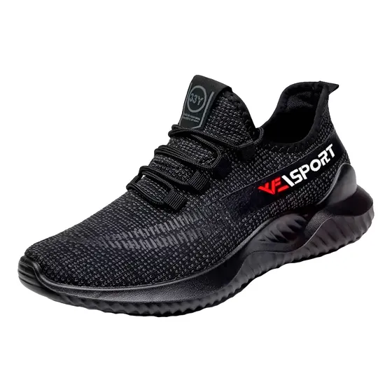 Zapatillas Hombre Ultra Ligeras , Mod. «ulyses», Negro 
