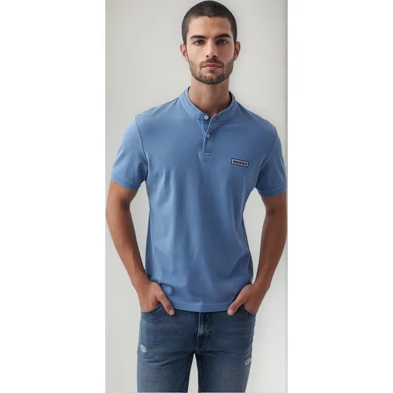 Polo Americanino 802f001 Azul