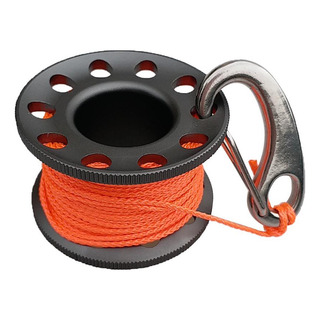 10m Alloy Cave Scuba Tech Diving Finger Spool Dive Cinzento 10m Alloy Cave Scuba Tech Diving Finger Spool Dive Cinzento