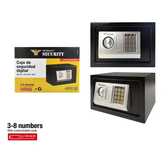 Caja Fuerte De Seguridad Security 20cm X 31cm