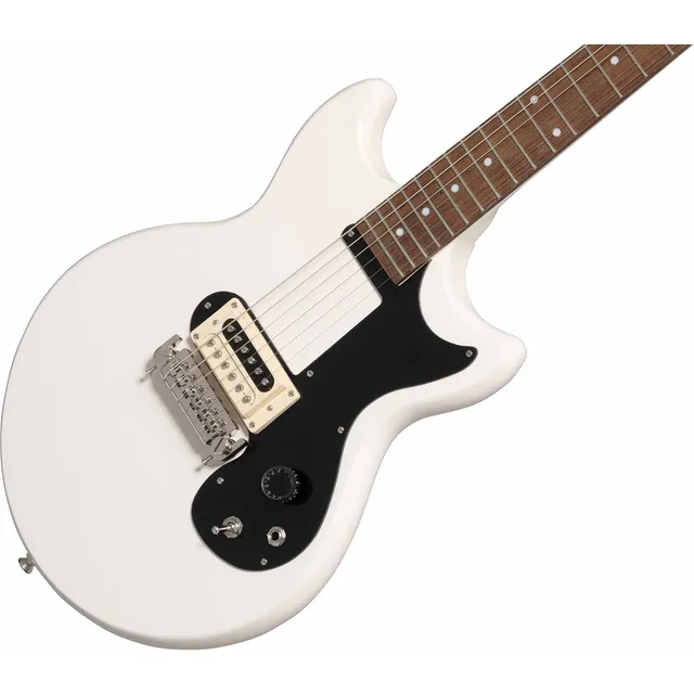 Guitarra Especial Olimpica Usada Blanca Bolsa Concierto