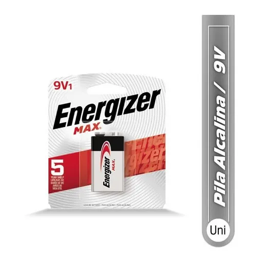 Pila Alcalina 9v Cuadrada Alkaline Energizer