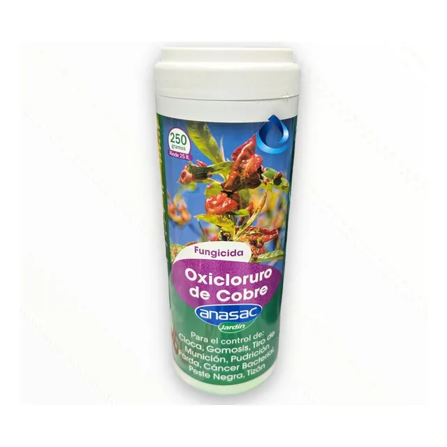 Fungicida Oxicloruro De Cobre 250 Gr Anasac