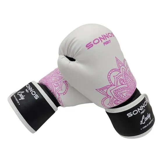 Guante De Boxeo Sonnos Lady Warrior 12 Onzas Oficial Fab 