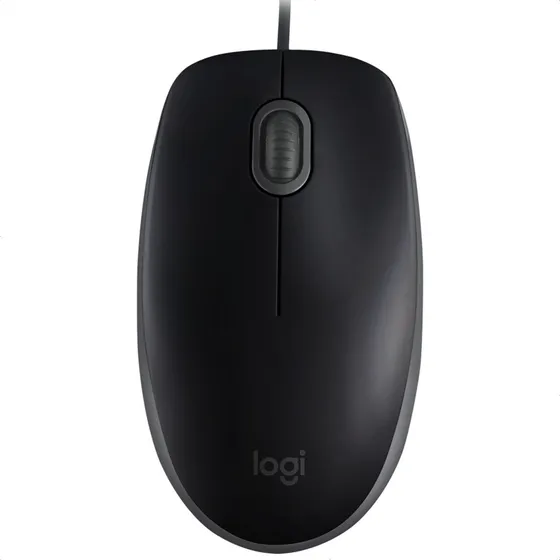 Mouse Alambrico Usb Logitech M110 Black Silencioso Color Negro
