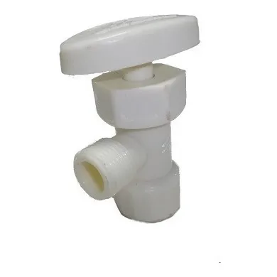 Llave De Arresto 1/2 Pvc. Marca Metales Aleados X 2 Unidades