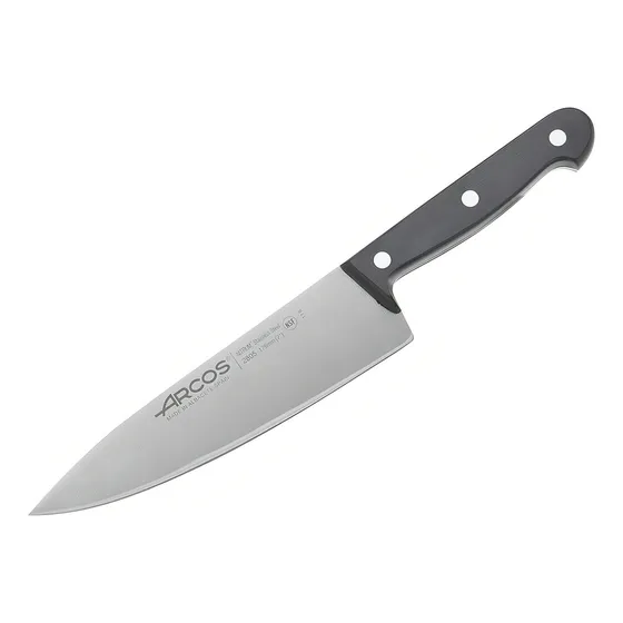 Cuchillo Cocina Arcos 17,5cm Profesional Premium Chef Asado Color Negro