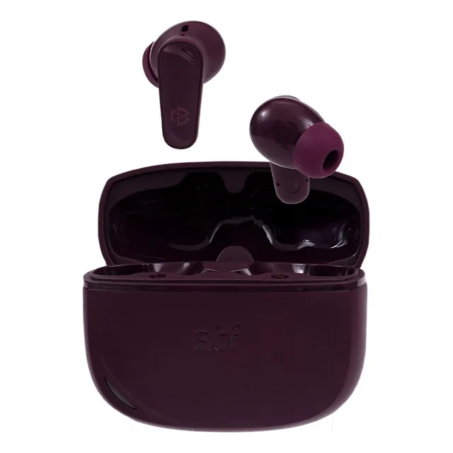 Audífonos Inalámbricos Tws Stf One Enc 7hrs Color Vino