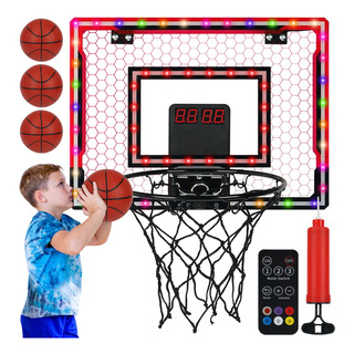 Mini Canasta De Basquetbol Para Niños Con Contador Electróni Mini Canasta De Basquetbol Para Niños Con Contador Electróni