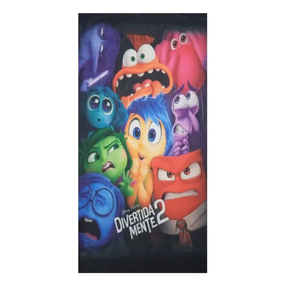 Toalha De Banho Infantil Praia Piscina Filme Divertidamente Cor Colorido