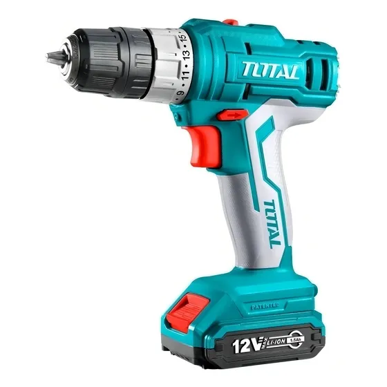 Atornillador Inalámbrico Marca Total Tdli1221 12 V , 1.5 Ah