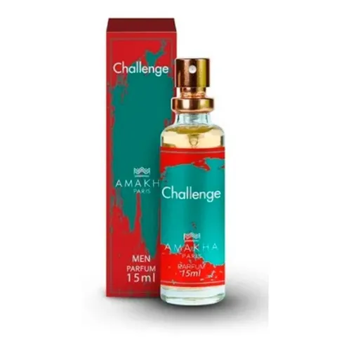 Bolsa de perfume para hombre Challenge Amakha Paris de 15 ml en forma de P