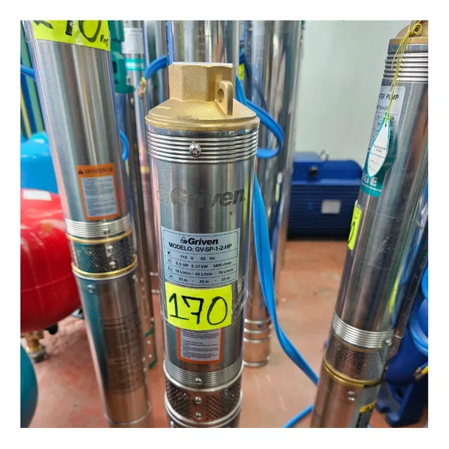 Bomba De Agua Sumergible Marca Griven De 0.5hp 110v