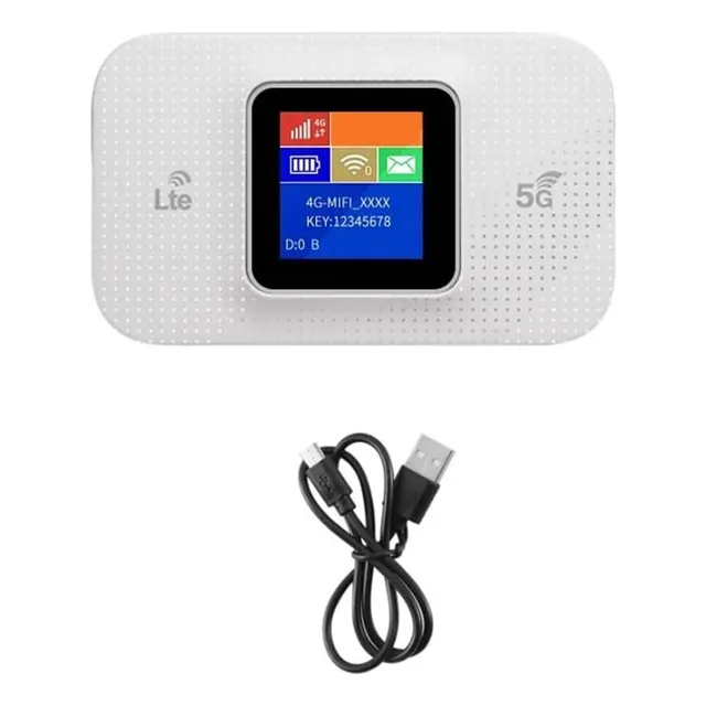 Mifi Router Inalambrico 4g Lte Wifi Portatil Con Pantalla Jw