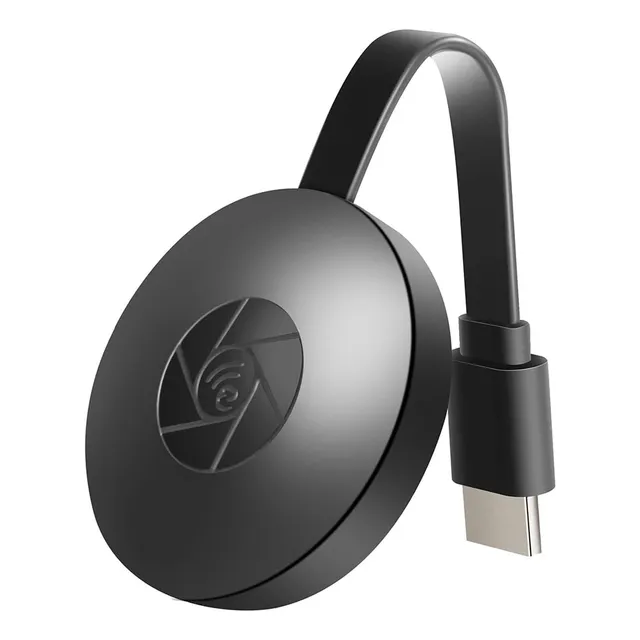 Mirascreen G2 Adaptador Inalámbrico de pantalla HD 1080P WiFi Espejo pantalla Streaming Celular Pc Laptop Airplay Color Negro Ele-Gate