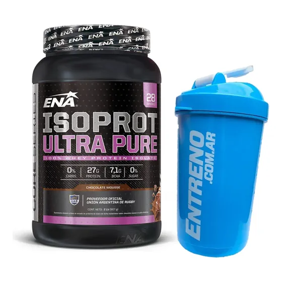 Isoprot Ena Whey Protein 100% Aislada Sin Lactosa Con Shaker