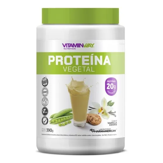 Vitamin Way Proteína Vegetal De Arvejas 390g Sabor Vainilla
