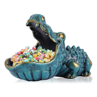 Plato Decorativo Cocodrilo Para Dulces Y Llaves Plato Decorativo Cocodrilo Para Dulces Y Llaves