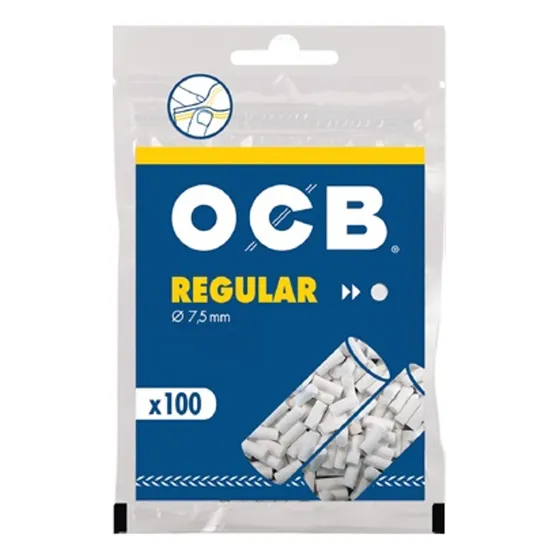 Pack x5 filtro OCB regular x100 unidades