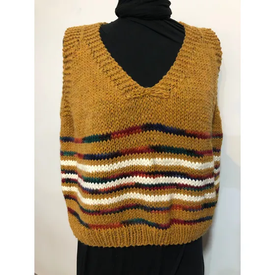 Cwooldesign Chaleco De Lana Unisex  Talle Único