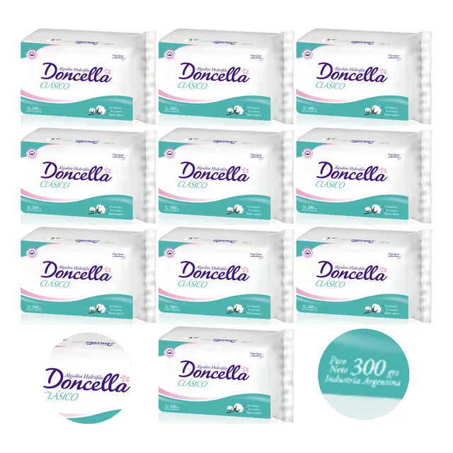 Algodón Clásico Doncella 300grs X 10 Paquetes