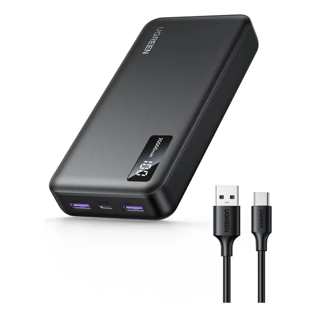 Cargador Ugreen Power Bank 20000mah 22.5w Rápido