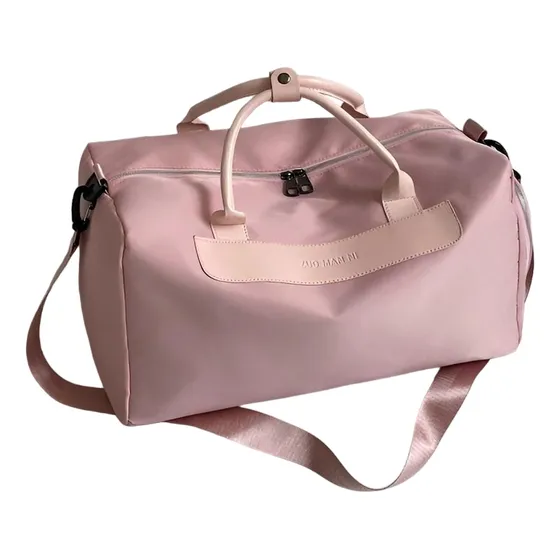 Bolso Deportivo Viaje Con Bolsillo Para Zapatillas Eco Cuero