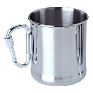 Taza De Acampada De Acero Inoxidable Con Mango De Mosquetón, Taza De Acampada De Acero Inoxidable Con Mango De Mosquetón,