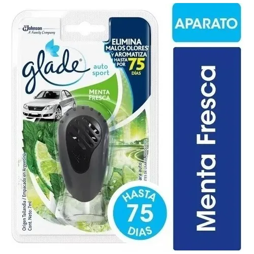 Glade Auto Sport Full Menta Fresca 7 Ml