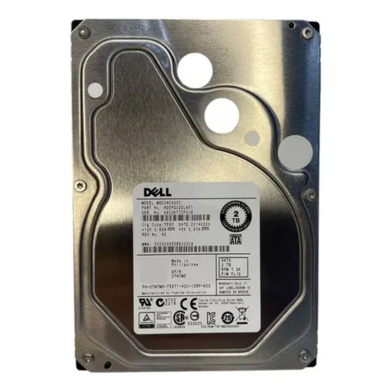 Disco Rígido Interno Hd Dell 2tb 3.5'' Sata Enterprise Mod. Dp/n Otntm5 P/servidor Power Edge/power Vault/desktop/ Pc Ga