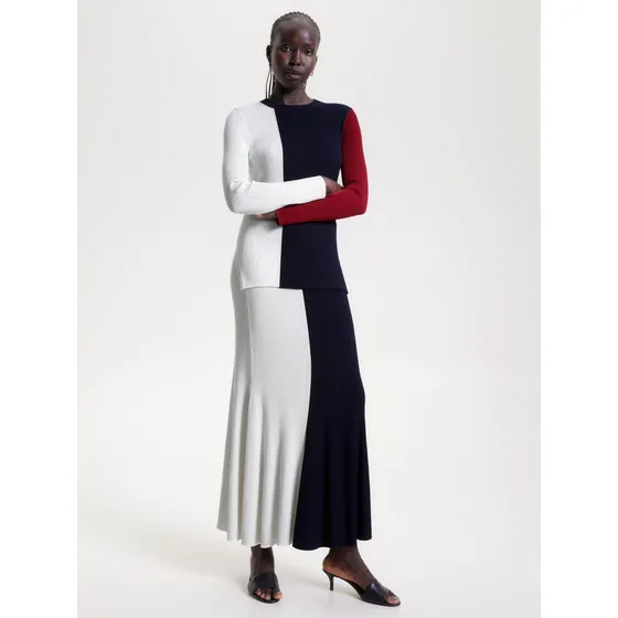 Saco Con Diseño Colorblock Para Mujer Tommy Hilfiger