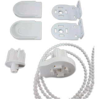 Kit De Comando Branco Para Persiana Rolo - 32mm - Reparos Kit De Comando Branco Para Persiana Rolo - 32mm - Reparos