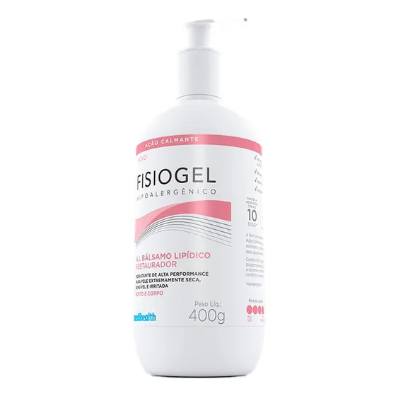 Medihealth 844-fisiogel A.i. Ação Bálsamo Lipídico 400ml Vl-2024