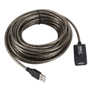 Cable Extension Activa Usb 2.0 Macho - Hembra 5 Metros Ga Cable Extension Activa Usb 2.0 Macho - Hembra 5 Metros Ga
