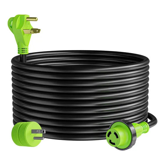 Cable De Extensión De 50 Pies Leisure Cords Con Adaptador