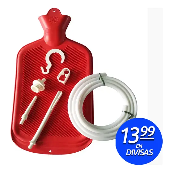 Kit Enema Ducha Fomentera Bolsa Agua Caliente Reutilizable