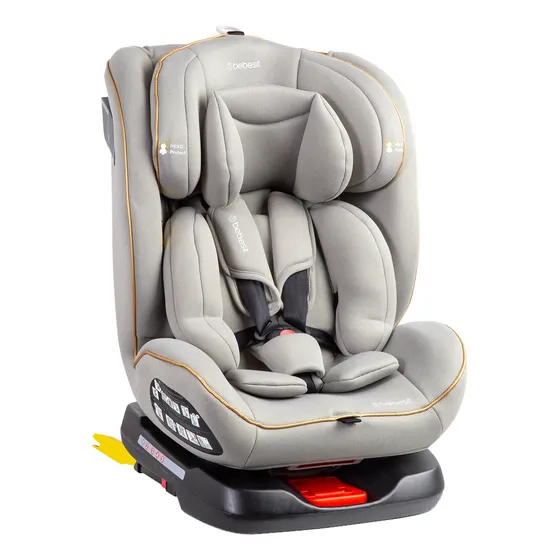 Silla De Auto Convertible Supra 360° Gris Claro
