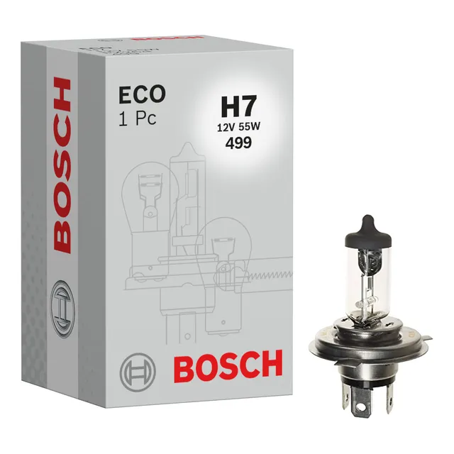 Juego De 10 Lamparas Baja H7 12v 55w Bosch
