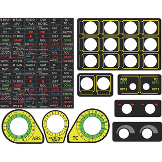 Adesivo Button Box Ou Volante Logitech G923 G29 G920 G27 Adesivo Button Box Ou Volante Logitech G923 G29 G920 G27
