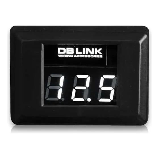 Voltimetro Pantalla Digital De Voltaje Db Link Dm12w