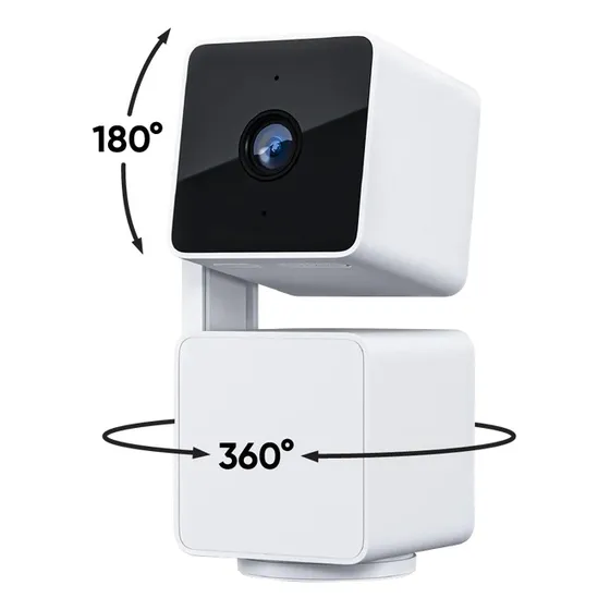 Camara Ptz Wifi, 360gdo 2mpx 2.8mm, Sd 256gb, Nvr Wyze Nube
