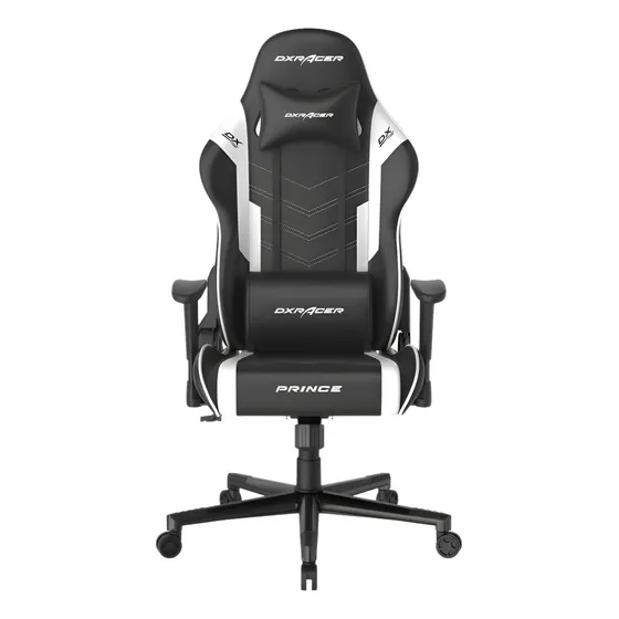 Silla Dxracer Prince 132 L Series Color Blanco Material Del Tapizado Cuero Sintético